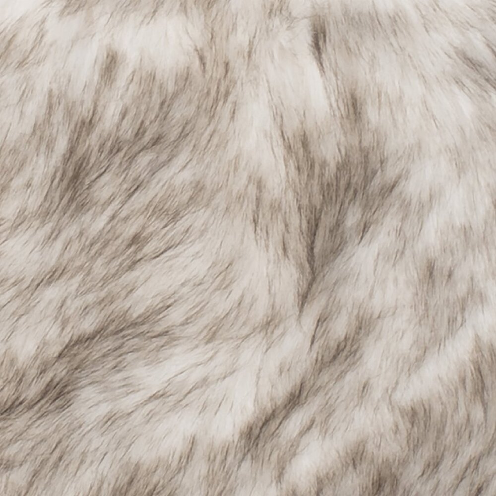 Luxe Home Decor Laredo Faux Sheepskin Chair Pad | 2-Piece | Gradient chocolate - Picture 4 of 4